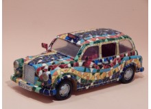 Coche Modelo TAXI LONDINENSE Vehiculo en miniatura de colección Vintage Automovil a escala