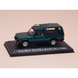Coche Modelo TALBOT MATRA RANCHO Vehiculo en miniatura de colección Vintage Automovil a escala