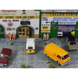 Coche Modelo CITROEN DIORAMA BASADO EN UN ANTIGUO TALLER Vehiculo en miniatura de colección Vintage Automovil a escala 1:43